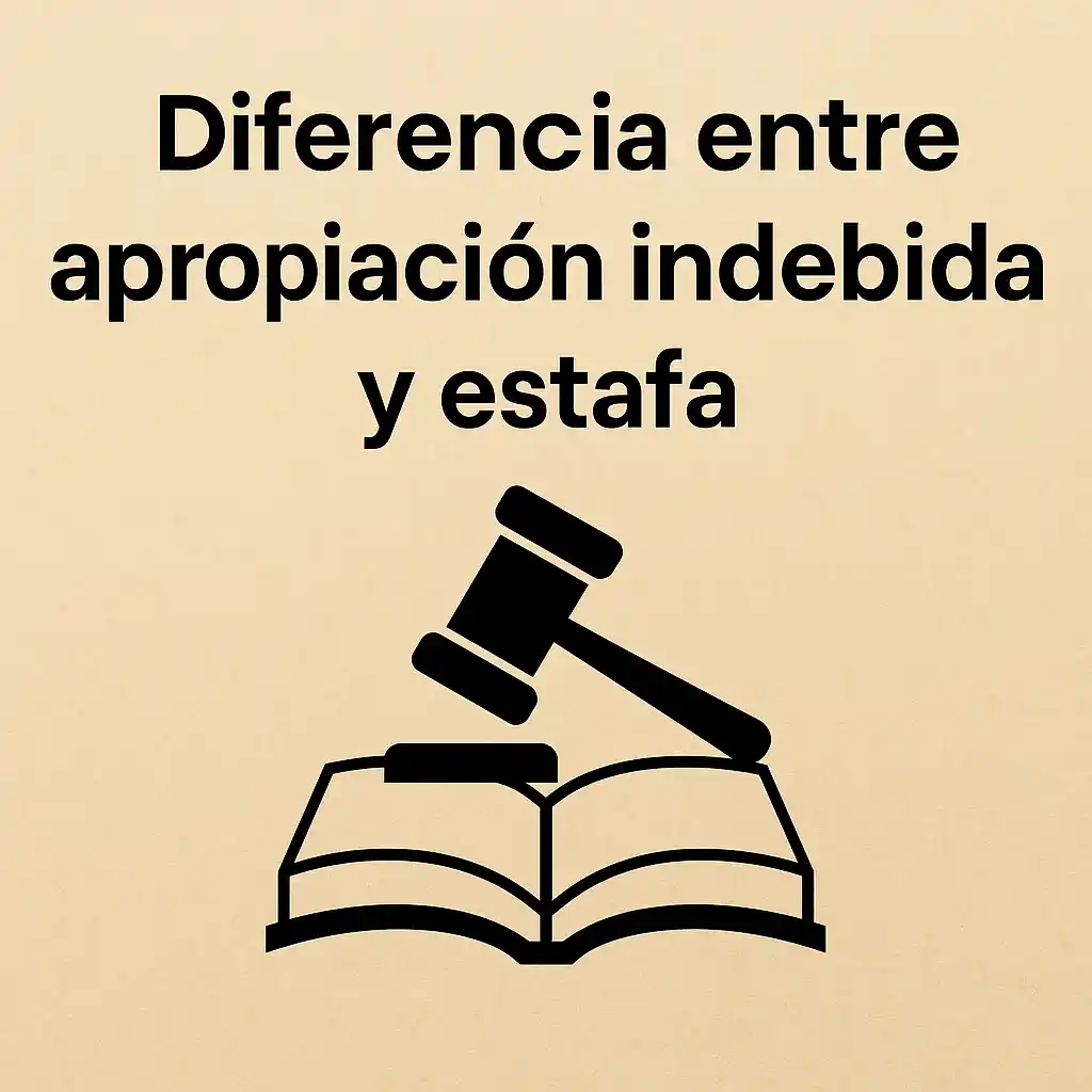 diferencia entre estafa y apropiación indebida